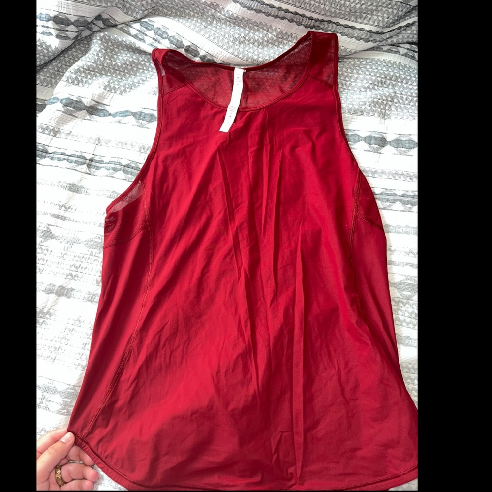 Maroon/Red Lululemon Tank